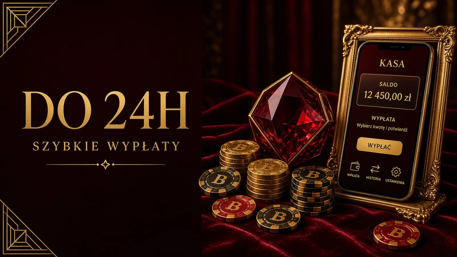 Szybkie wypłaty w Brionis — krypto zwykle do 24 godzin